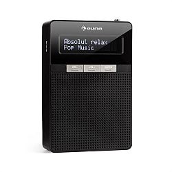 Auna DigiPlug DAB, rádio do zásuvky, DAB+, FM/PLL, BT, LCD displej, černé
