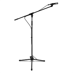 Auna KM 03, čtyřdílná mikrofonní sada, mikrofon, stojan, svorka, kabel
