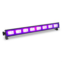 Beamz BUV93, LED bar, černé světlo, světelná lišta se spínačem, 8 x 3 W, UV LED