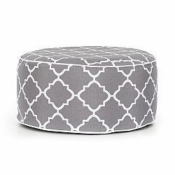 Blumfeldt Cloudio, sedačka, nafukovací, 55 x 28 cm (Ø x V), PVC/polyester, šedá