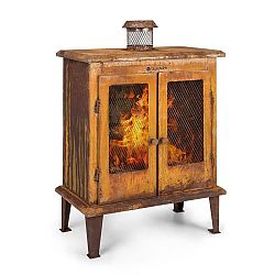 Blumfeldt Flame Locker, ohniště, vintage zahradní krb, 58x30 cm, ocel, rezavý vzhled