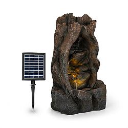 Blumfeldt Magic Tree, solární fontána, 2,8 W, polyresin, 5 hod., Akumulátor, LED osvětlení, vzhled dřeva