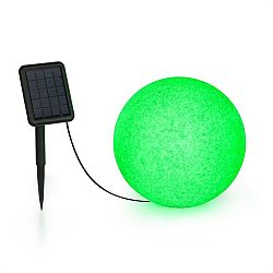 Blumfeldt Shinestone Solar 30, kulová lampa, solární panel, Ø 30 cm, RGB-LED, IP68, akumulátor