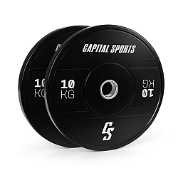 Capital Sports Elongata 2020, kotouče, 2 x 10 kg, tvrdá guma, 50,4 mm