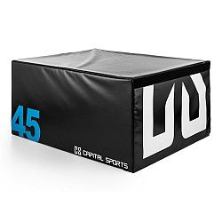 Capital Sports Rookso Soft Jump Box, plyobox, černý, 45 cm