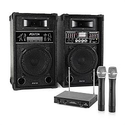Electronic-Star Karaoke zařízení STAR-8, repro, bezdrátové mikrofony, 600W