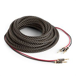 Numan reproduktorový kabel, OFC, měděný, 2x 3,5 mm2, 10 m, textilní obal, standardizovaný