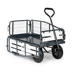 Waldbeck Ventura, ruční vozík, maximální zátěž 300 kg, ocel, WPC, černý