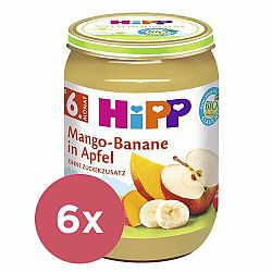 6x HiPP BIO Jablko s mangem a banány 190 g
