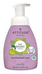 ATTITUDE Dětské pěnivé mýdlo na ruce Little leaves s vůní vanilky a hrušky, 295 ml