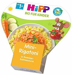 HIPP BIO Mini Rigatoni se zeleninou ve smetanové omáčce 250g