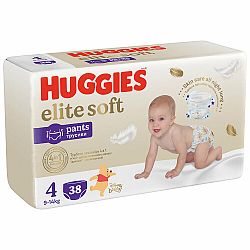 HUGGIES® Elite Soft Pants Kalhotky plenkové jednorázové 4 (9-14 kg) 38 ks