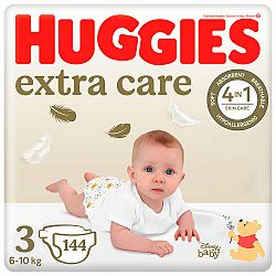 HUGGIES® Extra Care pleny jednorázové 3 (6-10 kg) 144 ks