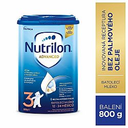 NUTRILON 3 Batolecí mléko 800 g, 12+