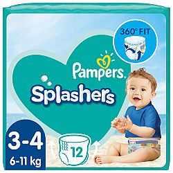 PAMPERS Kalhotky plenkové do vody Splashers vel.3 (12 ks) 6-11 kg
