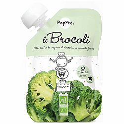 POPOTE Kapsička bio brokolice 120 g, 8+