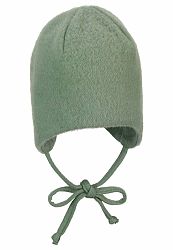 STERNTALER Čepice na zavazování vlněná podšitá MERINO green uni 37 cm -2-3 m