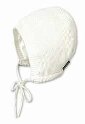 STERNTALER Čepice pletená bavlna čepec na vázání ecru uni vel. 39 cm- 3-4 m