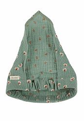 STERNTALER Šátek na hlavu z bavlněného mušelínu (organický) green holka-51 cm-18-24 m